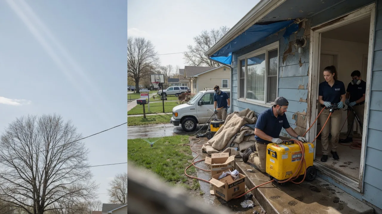 Basement Flood Cleanup in Renville, MN near me